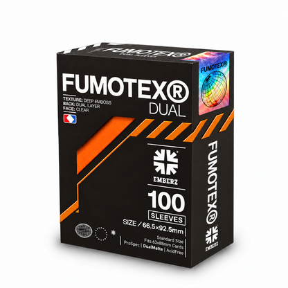 エンバーズオレンジ(EMBERZ Orange) FUMOTEX(フモテックス) DUAL SLEEVE(デュアル スリーブ) 100枚入