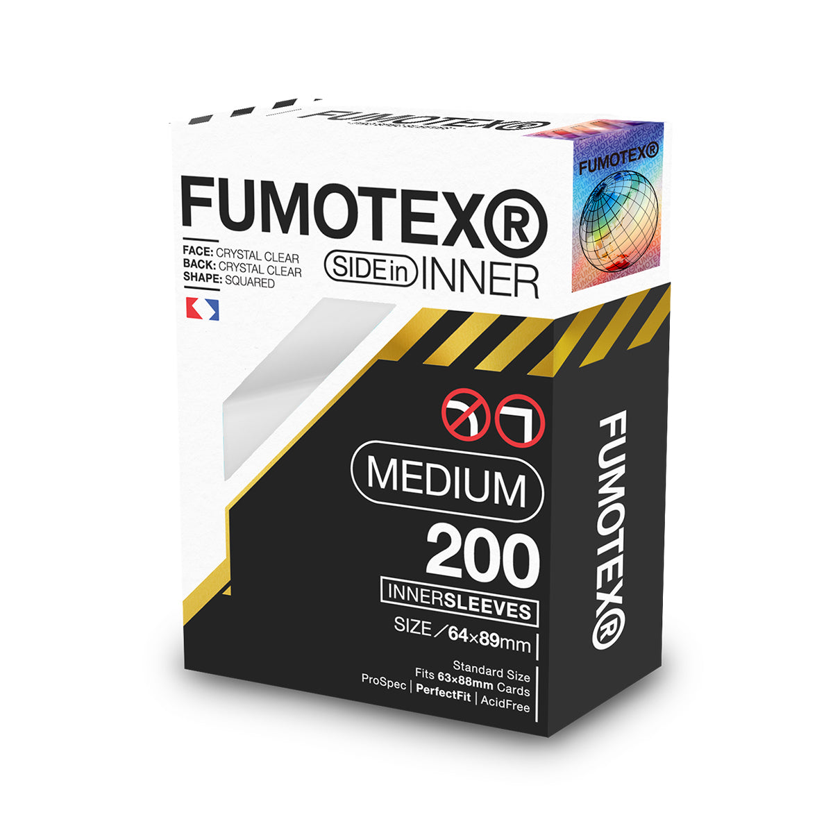 FUMOTEX(フモテックス) INNER SLEEVE(インナー スリーブ) ミディアムリジッド 200枚入