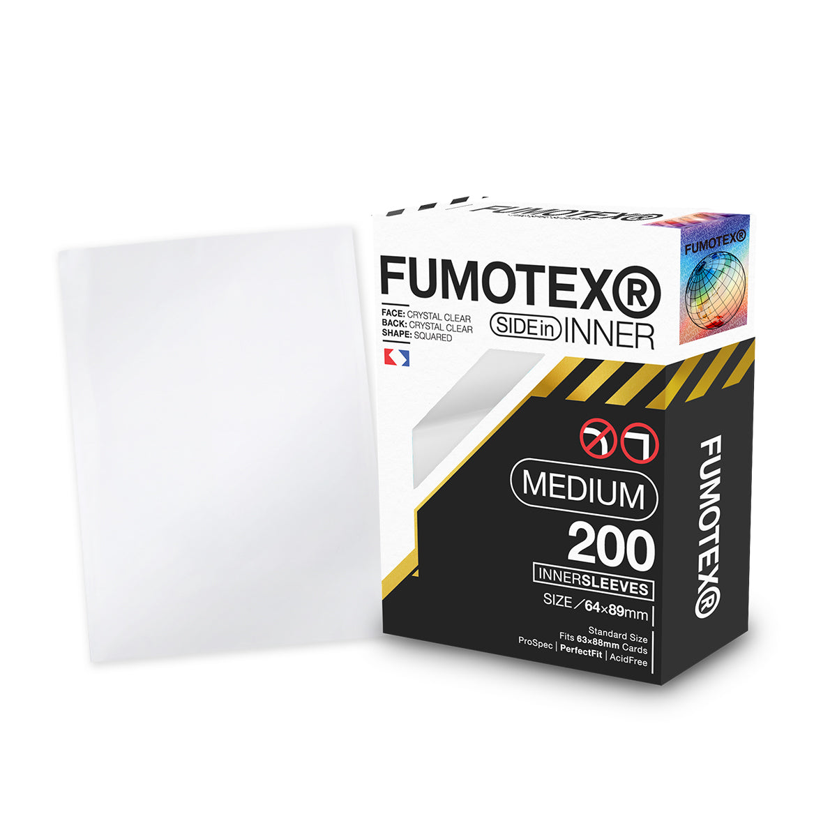 FUMOTEX(フモテックス) INNER SLEEVE(インナー スリーブ) ミディアムリジッド 200枚入