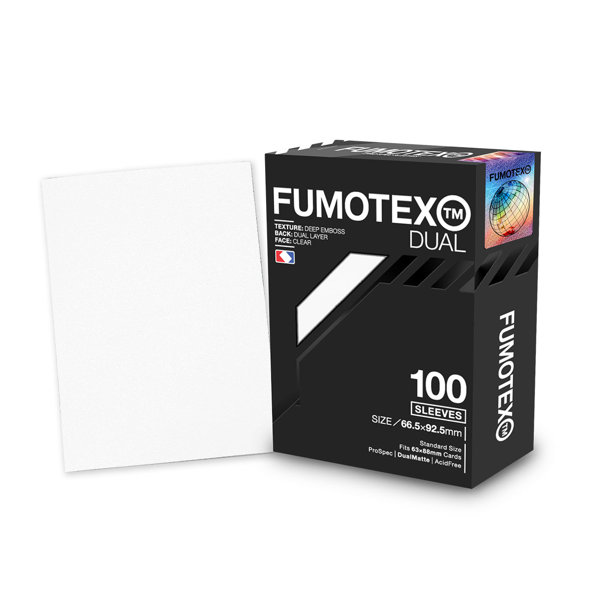 FUMOTEX DUAL スリーブまとめ売り FUMOTEX DUAL SLEEVE(デュアル スリーブ) 100枚入 ｜ ふもっふトレカ