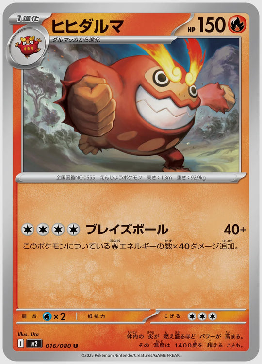 ヒヒダルマ(U) [M2. 016/080]