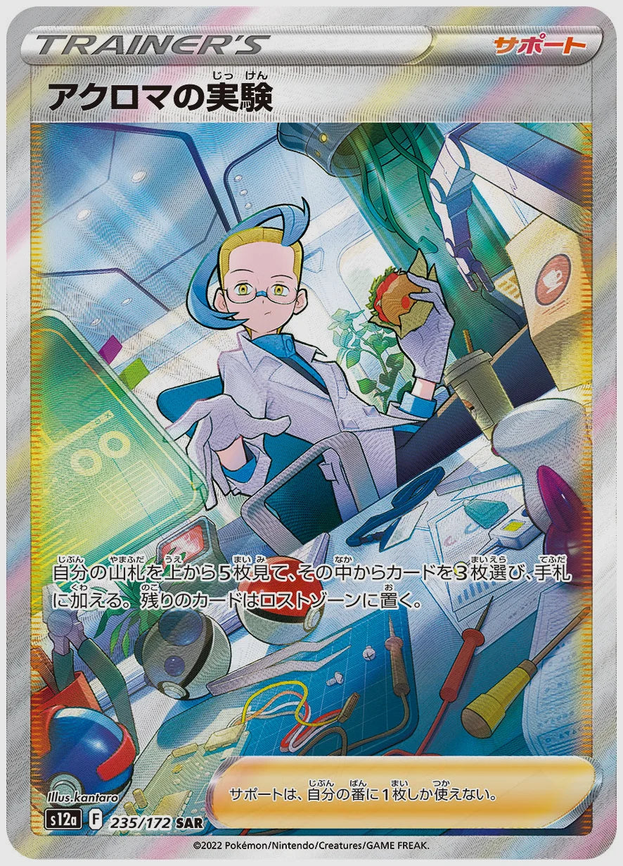 アクロマの実験(SAR) [S12a. 235/172]