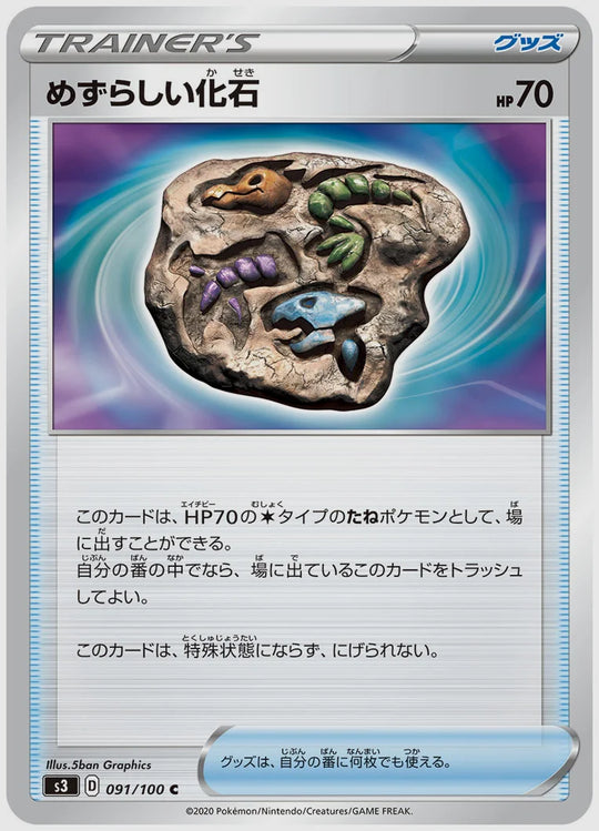 めずらしい化石(C) [S3. 091/100]