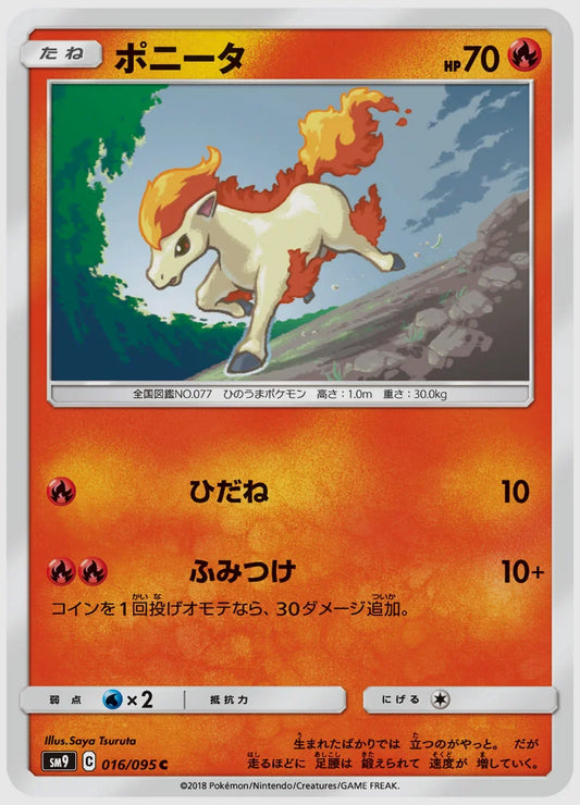 ポニータ(C) [SM9. 016/095]