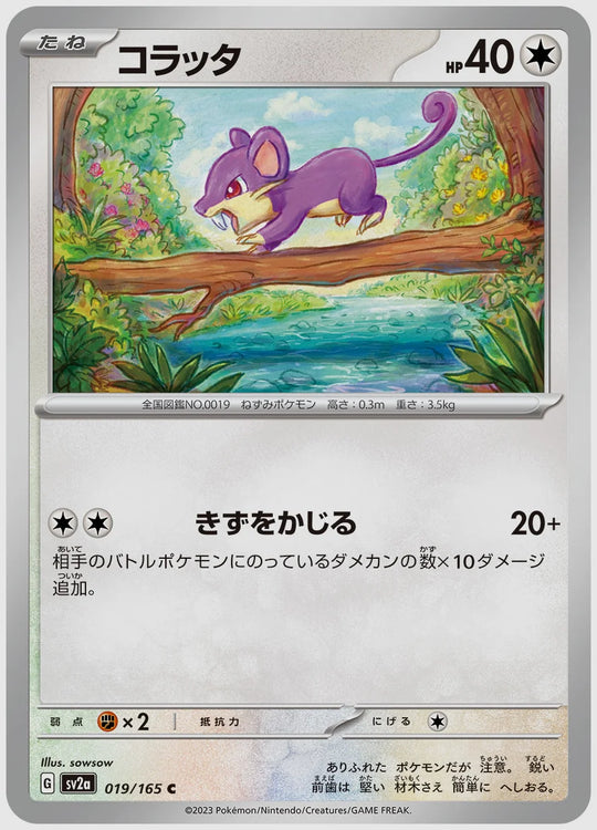 コラッタ(C) [SV2a. 019/165]