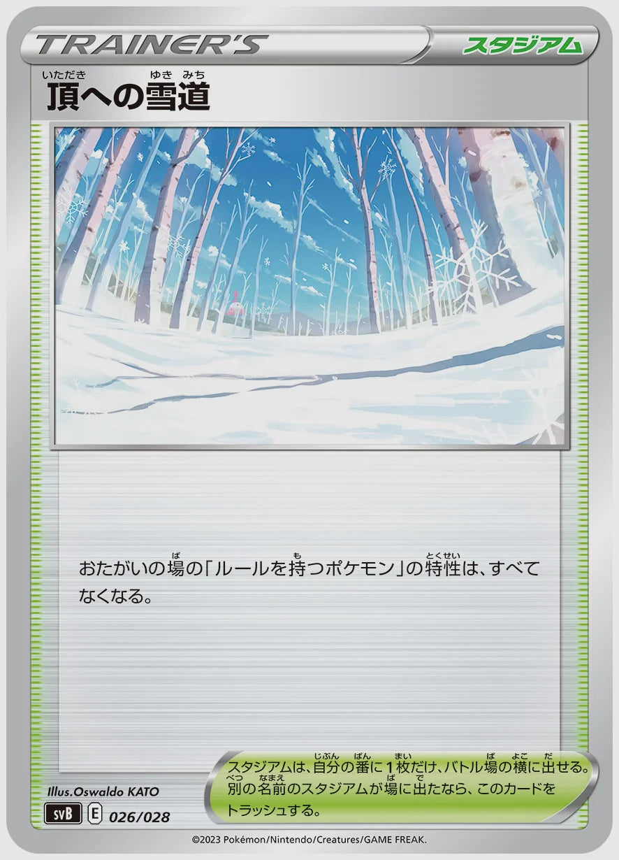 頂への雪道 [SVB. 026/028]