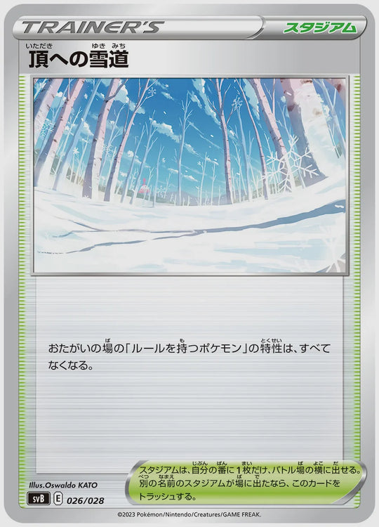 頂への雪道 [SVB. 026/028]