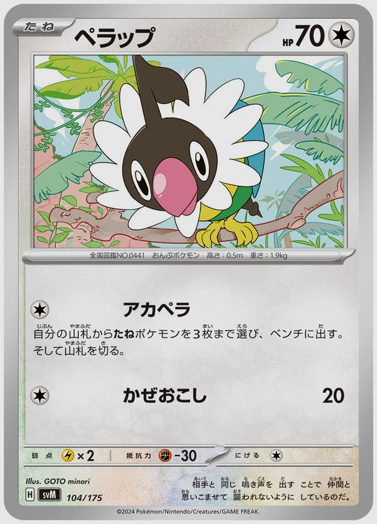 ペラップ [SVM. 104/175]
