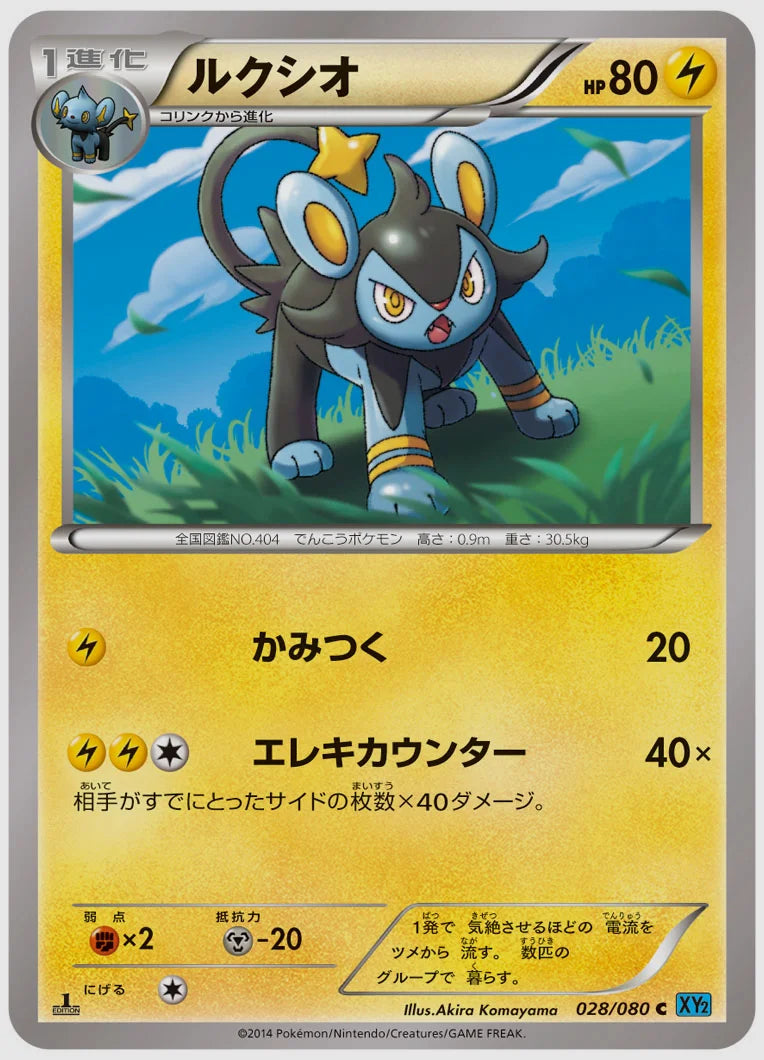 ルクシオ(C)《アンリミ》 [XY2. 028/080]