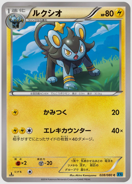 ルクシオ(C)《1ED》 [XY2. 028/080]
