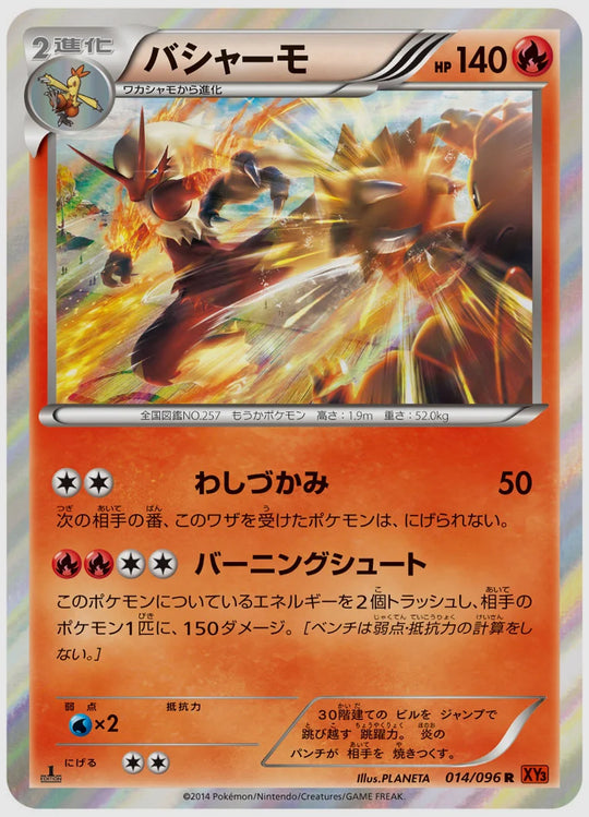 バシャーモ(R)《アンリミ》 [XY3. 014/096]