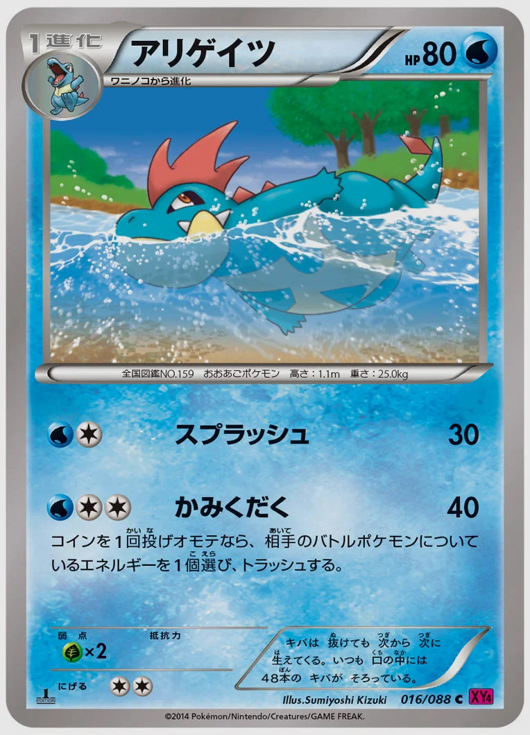 アリゲイツ(C)《アンリミ》 [XY4. 016/088]