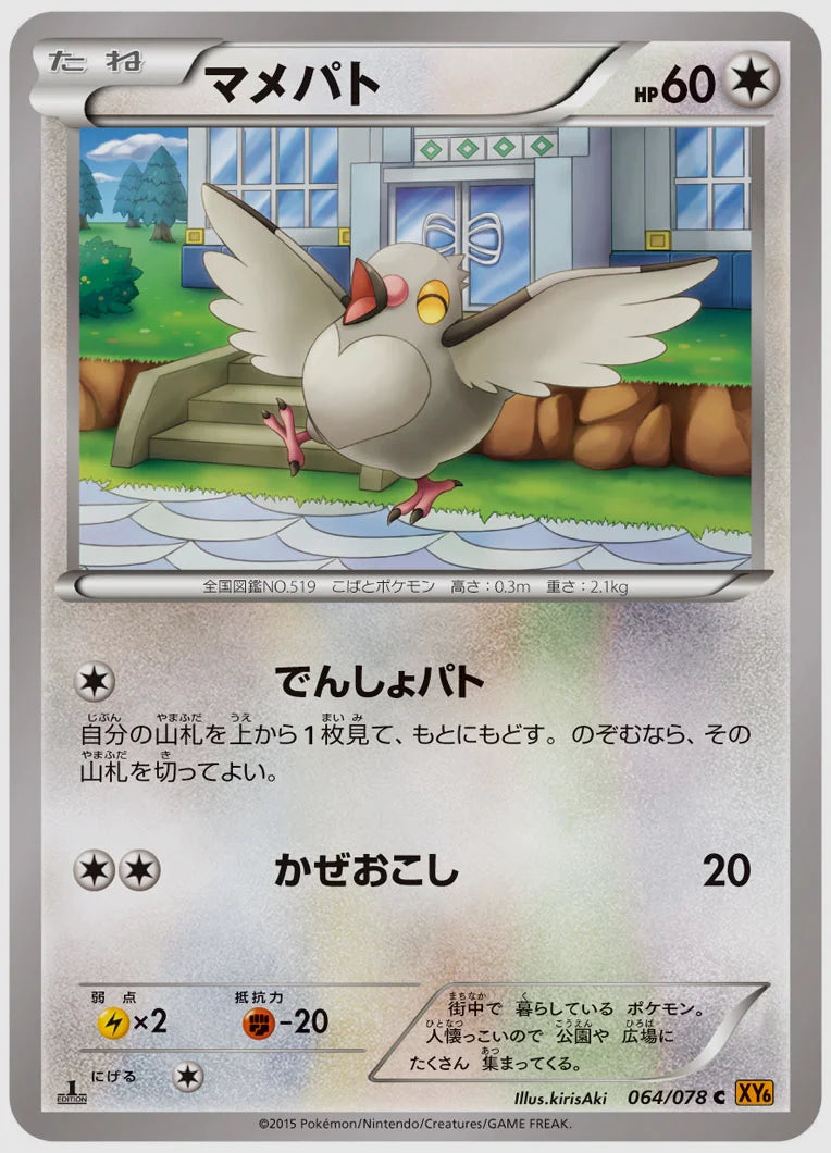 マメパト(C)《1ED》 [XY6. 064/078]